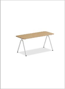 Single desk with glide — Mixcube