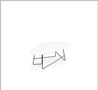 Occasional table with oval top — Universal Tables (Laminate)