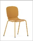 Model Training Chair, Plastic with metal 4-leg — Model