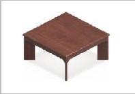 Occasional table with square top — Universal Tables (Veneer)