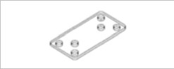 Flush plate used for connecting two table — Universal Accessories