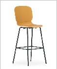 Model Stool, Plastic with metal 4-leg — Model