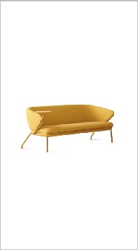 Three-seat Sofa W/ Tablet — F80