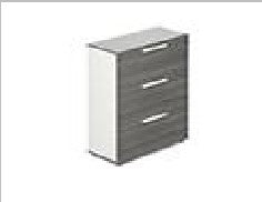 3-drawer lateral file — Mall Ii