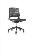 Magna Task Chair, Plastic with Black nylon five-star base — Magna