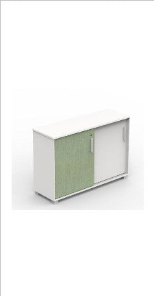 Cabinet with fabric sliding door — M Cabinet