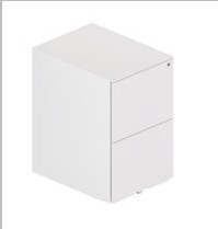 2-drawer mobile pedestal — Steelbox