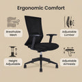 Iron Mesh Chair | Ergonomic Home Office Seat | 4-Position Tilt Lock | 5-Year Warranty
