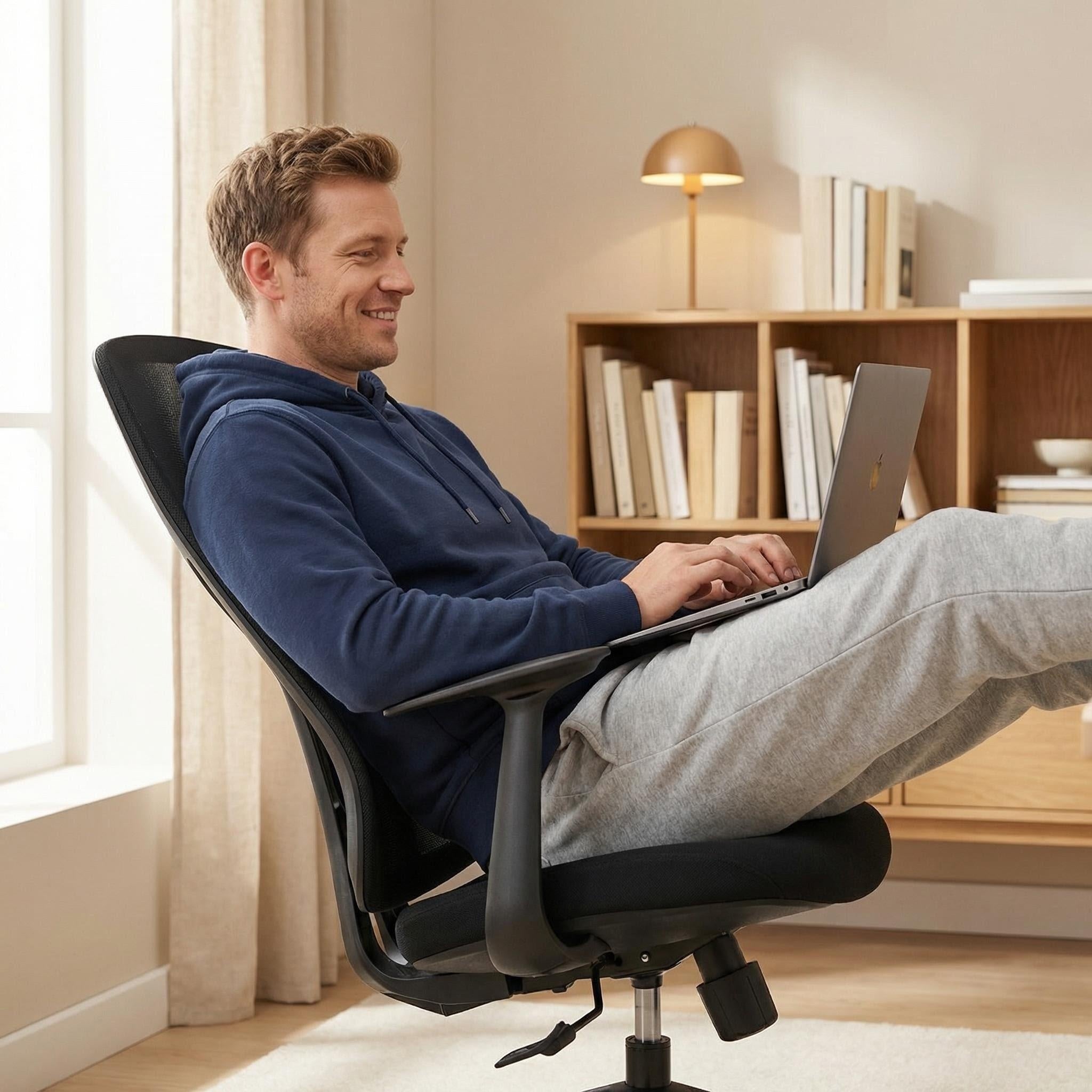 ECHO Mesh Office Chair | Ergonomic Mid-Back Work Chair with 5-Year Warranty