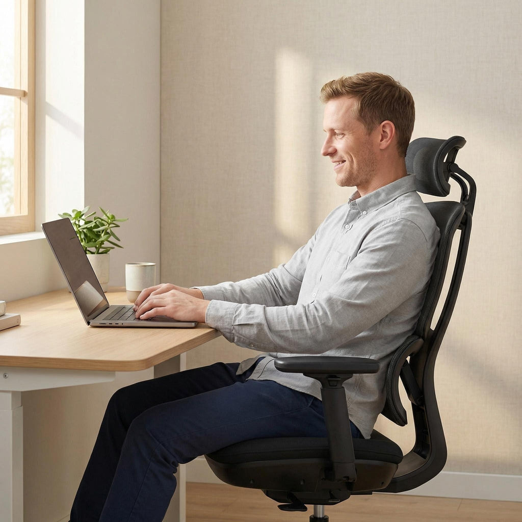 H2 Mesh Chair – Black High Back