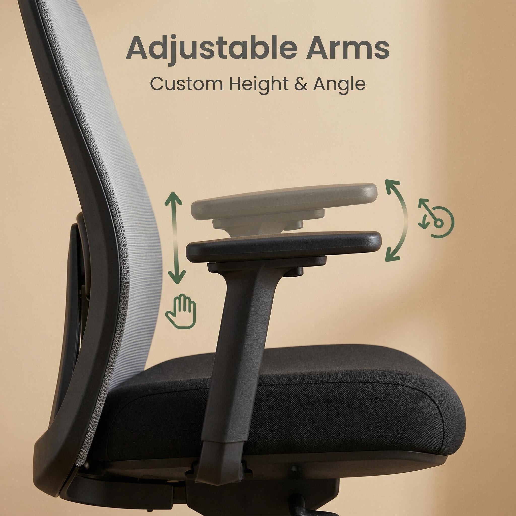 ERGO 110 | High-Back Ergonomic Office Chair | 3-Year Warranty | Melbourne Stock