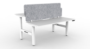 Boost Plus Electric Back to Back Workstation with Eco Screens – 2 Person