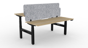 Boost Plus Electric Back to Back Workstation with Eco Screens – 2 Person
