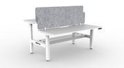 Boost Plus Electric Back to Back Workstation with Eco Screens – 2 Person