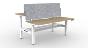 Boost Plus Electric Back to Back Workstation with Eco Screens – 2 Person
