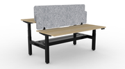 Boost Plus Electric Back to Back Workstation with Eco Screens – 2 Person