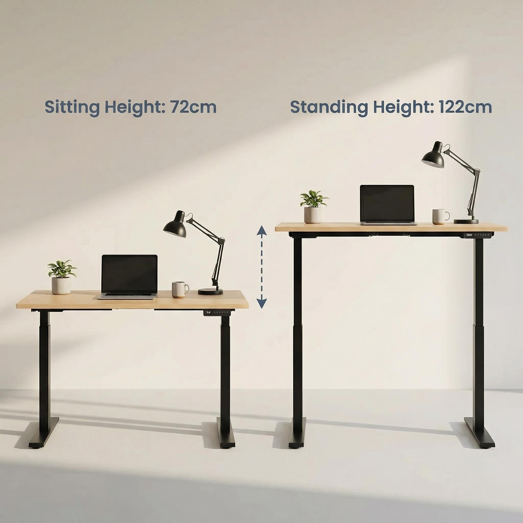 The Desk Space | Dual Motor Electric Standing Desk | 5-Year Warranty | Melbourne Stock
