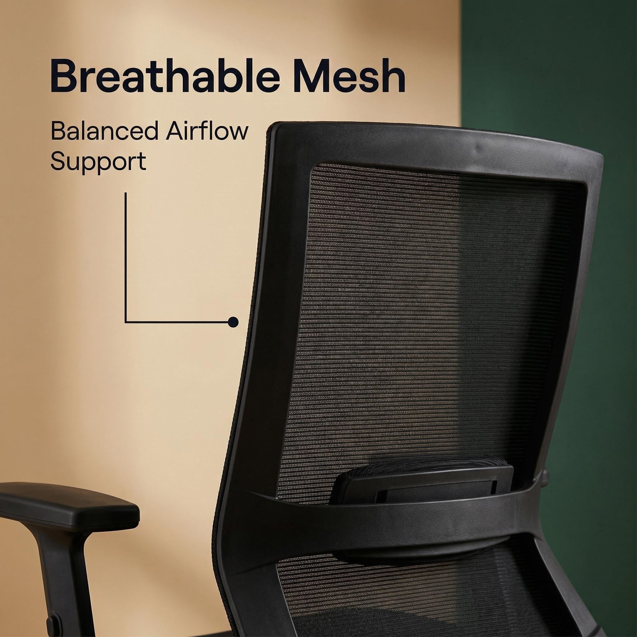 Iron Mesh Chair | Ergonomic Home Office Seat | 4-Position Tilt Lock | 5-Year Warranty