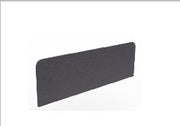Frameless desk-mounted screen - fabric — Mall Ii