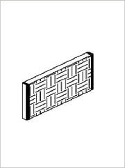 Fabric base panel - no raceway — Surflex Panel Tile
