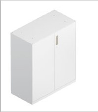 Storage cabinet with doors — Steelbox