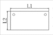Straight worksurface - 24" — Universal Worksurface