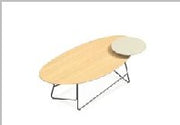Occasional table with oval top — Universal Tables (Veneer)