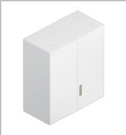 Stack-on storage cabinet with doors — Steelbox