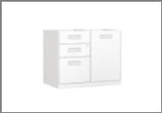 Storage cabinet with drawers on left — Verdure S