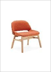 Ducky Lounge Chair, Fully upholstered, Wide — Ducky Lounge