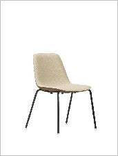 MJ Guest chair, Armless with 4-leg base — Mj