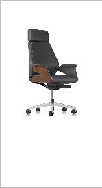 Coupe Task Chair, High back, Fully upholstered, Leather — Coupe Ii