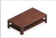 Occasional table with rectangular top — Universal Tables (Veneer)