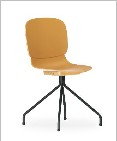 Model Training Chair, Plastic with metal 4-star base — Model