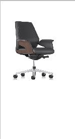 Coupe Task Chair, Mid back, Fully upholstered, Leather — Coupe Ii