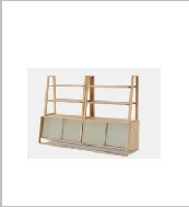 Wall unit with silding doors — Jason