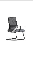 Vertu Guest Chair,Fixed arms, metal cantilever — Vertu Ii