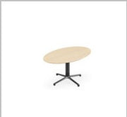 Occasional table with oval top — Universal Tables (Laminate)