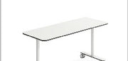 Flip-top training table without modesty panel — Modit
