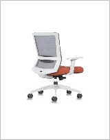 Iron Task Chair, Mesh back with upholstered — Iron Ii