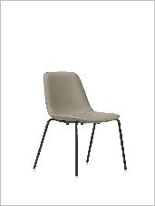 MJ Guest chair, Armless with 4-leg base — Mj