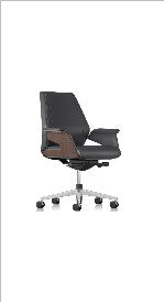 Coupe Task Chair, Mid back, Fully upholstered, Leather — Coupe Ii