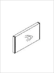 Laminate base panel - no raceway — Surflex Panel Tile