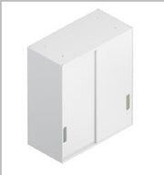 Stack-on storage cabinet with doors — Steelbox