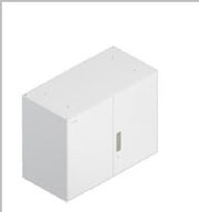 Stack-on storage cabinet with doors — Steelbox