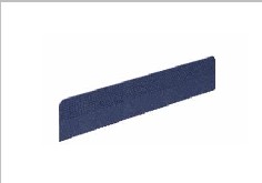 Frameless desk-mounted screen - felt — Mall Ii
