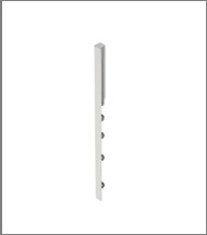 L-shaped Change-of-Height Post — Verdure S