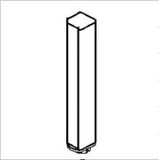 L-shaped 2-way post — Surflex Accessories