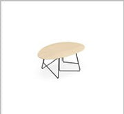 Occasional table with asymmetrical top — Universal Tables (Laminate)