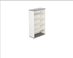 5-shelf bookcase — Mall Ii